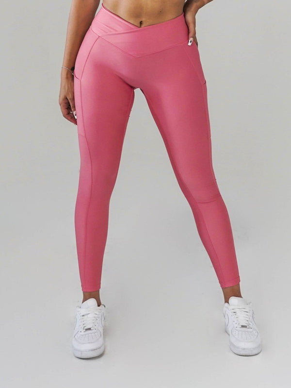 Pristine Pocket Leggings | BUBBLEGUM by Obsession Shapewear