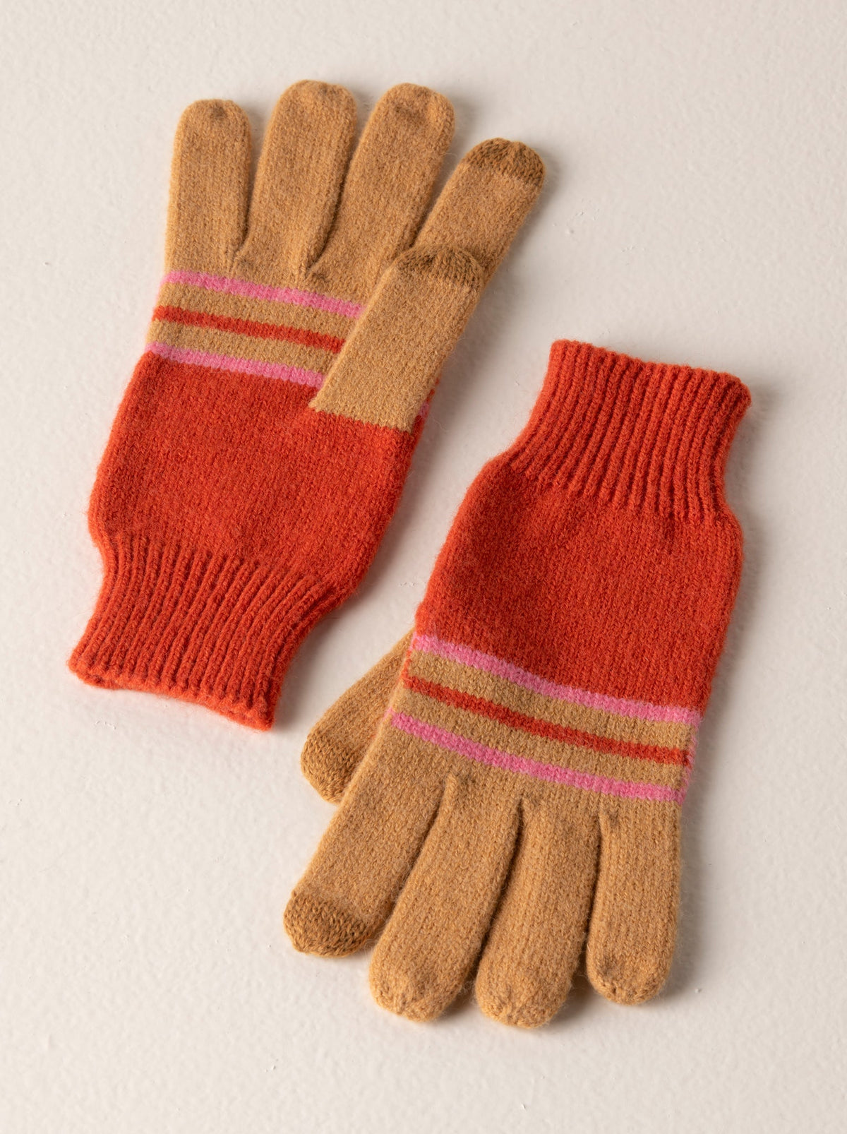 Shiraleah Rory Touchscreen Gloves, Rust