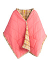 A close up view of Shiraleah Malena Puffer Wrap, Pink 