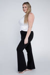 Plus Everyday Flare Bottoms Black