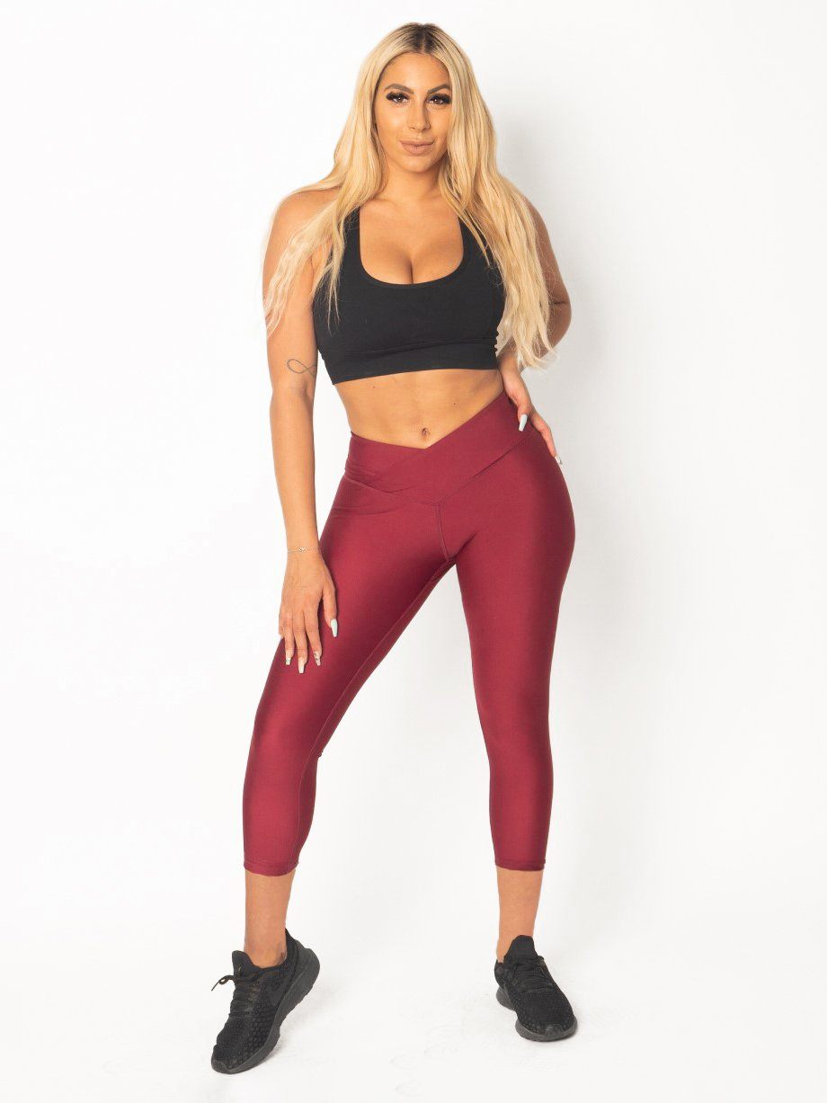 Capri Leggings | CRANBERRY