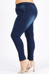 Side view of 4X/5X-5X/6X Super Plus Size Jeggings Pants