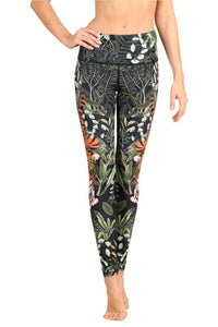 Front view of Rawr Talent Printed Yoga Leggings 