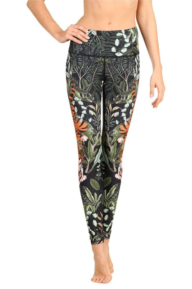 Front view of Rawr Talent Printed Yoga Leggings 