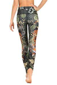 Back view of Rawr Talent Printed Yoga Leggings 