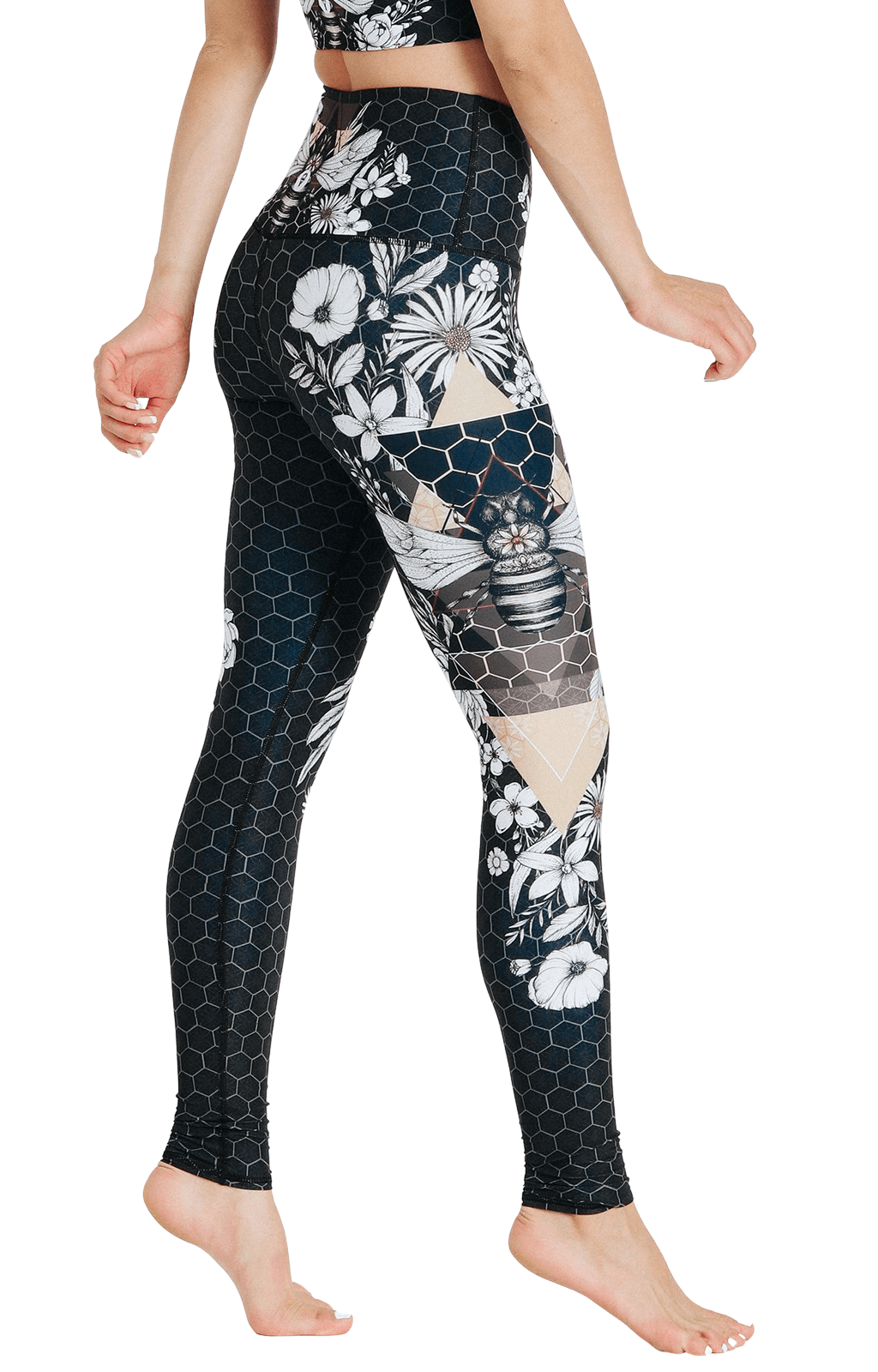 Cool Beeloved Blackout Printed Yoga Legging