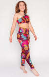 Full view of Indie Flow Printed Yoga Leggings