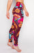 Left side view of Indie Flow Printed Yoga Leggings