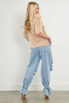 Distressed Slouchy Jeans