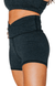 Side view of Movement Short in Charcoal Heather 