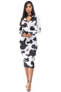 Add BODY CON MIDI DRESS to cart