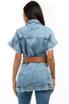 DENIM VEST JACKET for ladies