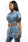 New look DENIM VEST JACKET