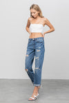 DISTRESSED PREMIUM BOYFRIEND JEANS for women