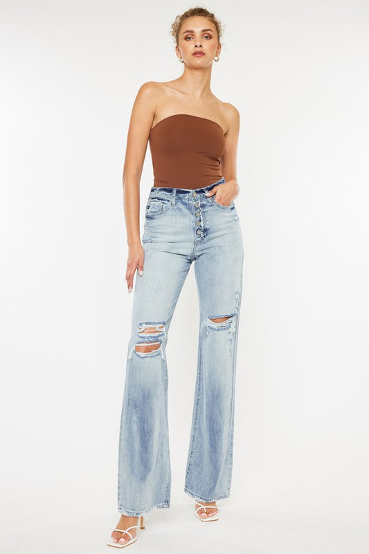 ULTRA HIGH RISE 90'S FLARE JEANS