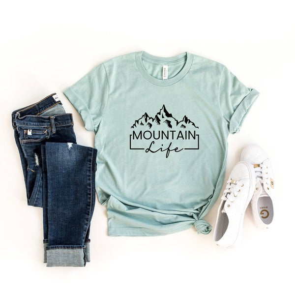 Mountain Life Short Sleeve Graphic Tee