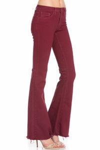 Burgundy Jeans