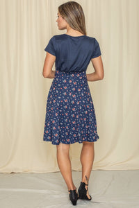 Purchase Floral Band Flare Dress