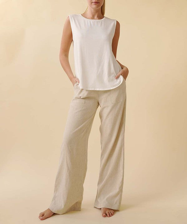 BAMBOO COTTON LINEN PANTS GET IT NOW