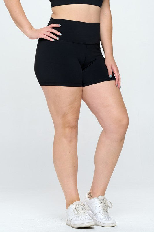 Buttery-Soft Activewear Biker Shorts 4 In. Inseam