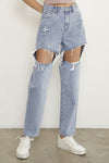 HIGH RISE STRAIGHT JEANS for her