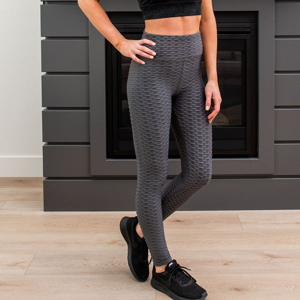 Dark gray 1X/2X or 2X/3X Anti Cellulite Leggings