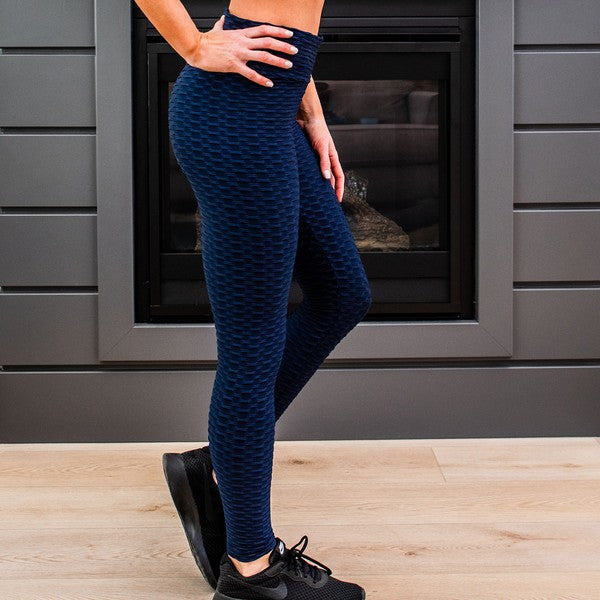 Navy blue 1X/2X or 2X/3X Anti Cellulite Leggings