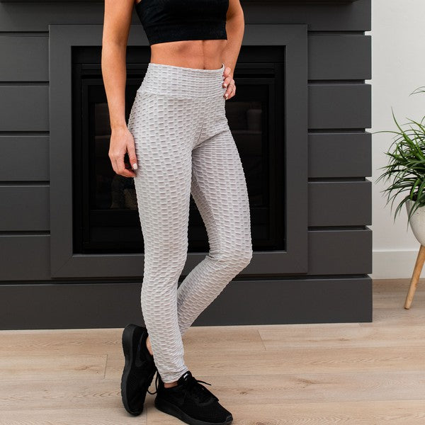 Light gray 1X/2X or 2X/3X Anti Cellulite Leggings