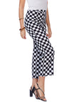 Checkerboard Culottes Pants