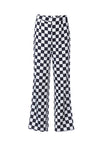 Checkerboard Culottes Pants