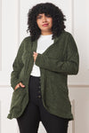 Solid Drape Pocket Cardigan