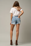 Crossover Denim Mom Shorts for me