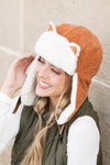 Kitten Ear Trapper Hat