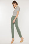 Ultra High Rise 90's Olive Straight leg Jeans