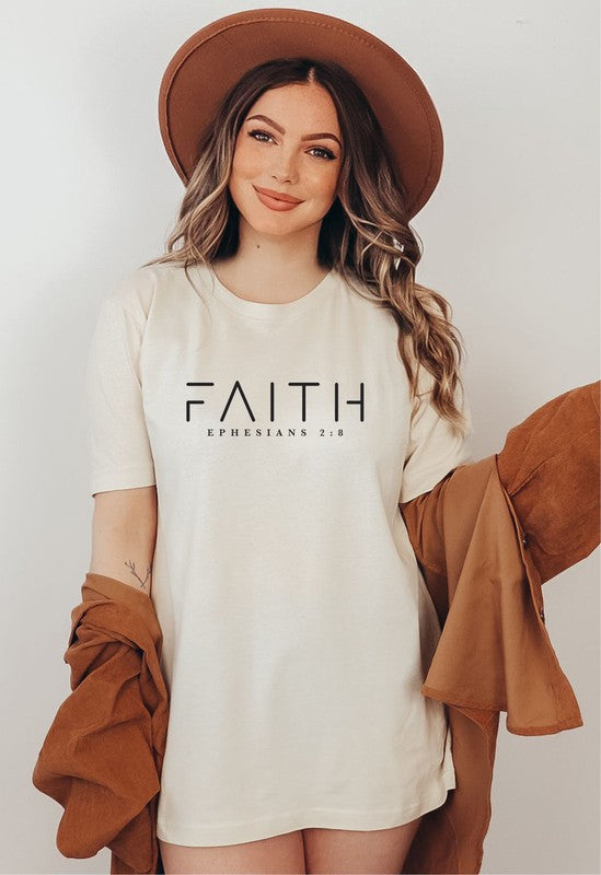 FAITH Ephesians 2 8 Short Sleeve Tee for girls