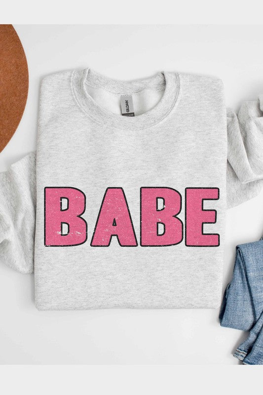 BABE GRAPHIC SWEATSHIRT