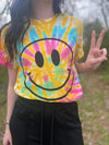 Rainbow Smiley Tie Dye