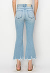 HIGH RISE CROP FLARE JEANS