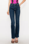 PLUS SIZE - HIGH RISE SKINNY BOOTCUT JEANS