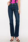 PLUS SIZE - HIGH RISE SKINNY BOOTCUT JEANS