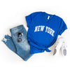 Varsity New York Graphic V-Neck Tee