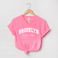 Brooklyn New York Graphic V-Neck Tee