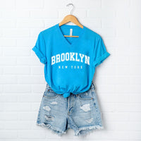 Brooklyn New York Graphic V-Neck Tee