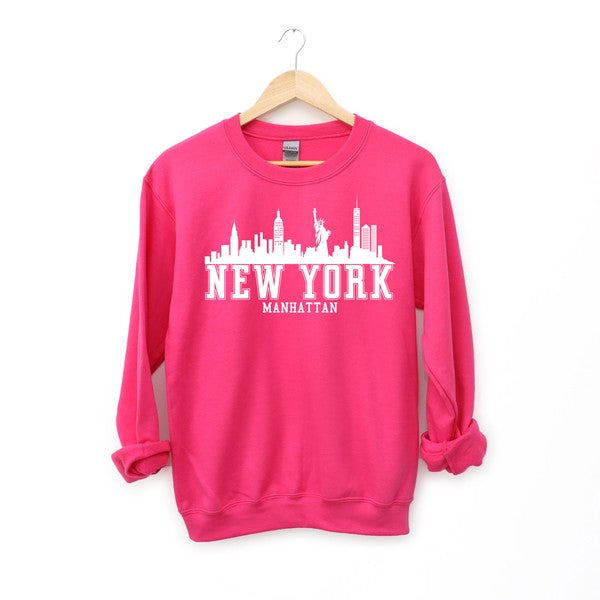 New York Manhattan Graphic Sweatshirt