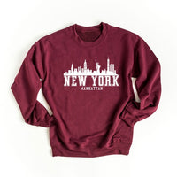 New York Manhattan Graphic Sweatshirt