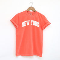 Varsity New York Garment Dyed Tee