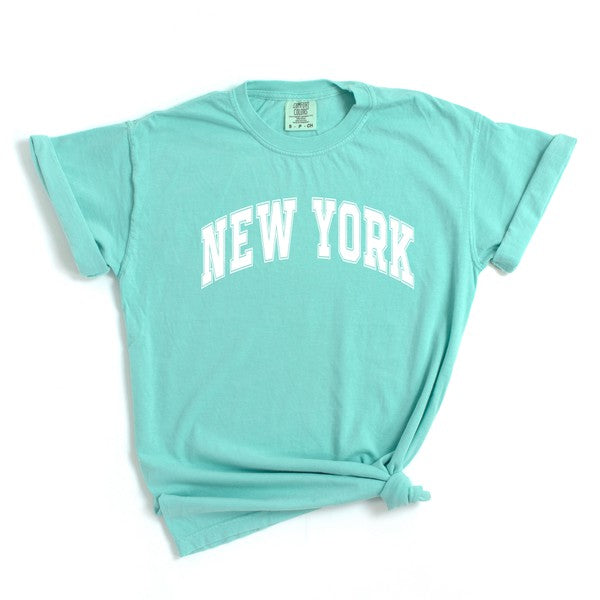 Varsity New York Garment Dyed Tee