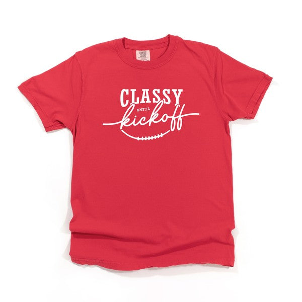 Classy Until Kickoff Garment Dyed Tee