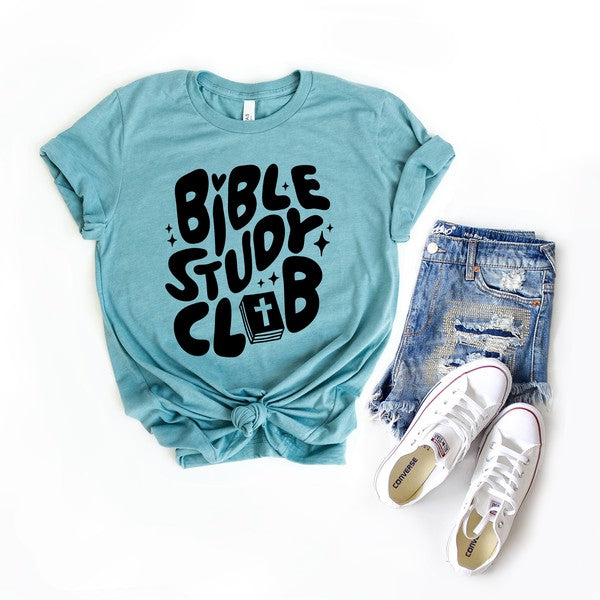 Bible Study Club Short Sleeve Graphic Tee