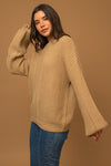 Clearance on Balloon Sleeve Braid Sweater